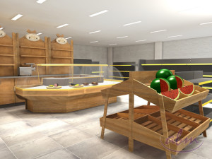 Projekt stoiska na warzywa i owoce - wizualizacja ABM Projekt stoiska na warzywa i owoce - wizualizacja ABM (2)
