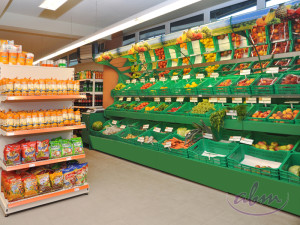 Stoisko warzywno - Realizacja ABM Stoisko warzywno
